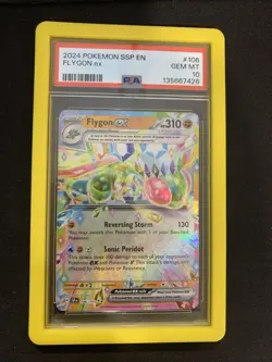 Pokemon Flygon ex 106/191 Surging Sparks Double Rare PSA 10 GEM MT FREE GUARD!! - Image 1