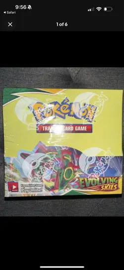 Pokemon Sword & Shield Evolving Skies Booster Box 36 Packs FACTORY - Image 1