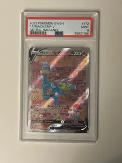 Pokemon Machamp V Astral Radiance Full Alt Art #172 PSA 9 Mint - Image 1