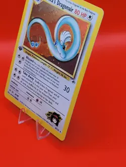 Pokemon Erika's Dragonair 1st Edition 4/132 Gym Heroes Rare Pattern Holo 💥 - Image 2