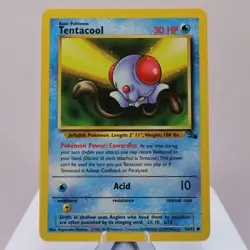 Pokemon TCG - Tentacool 56/62 Fossil Common WOTC 1999 - EXC/NM - Image 2