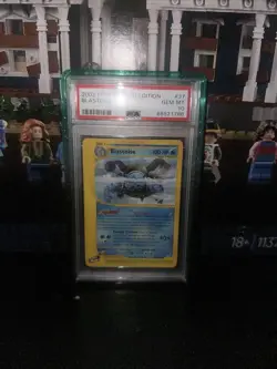 Pokemon TCG PSA 10 Blastoise #37 2002 Expedition NON Holo - Image 1