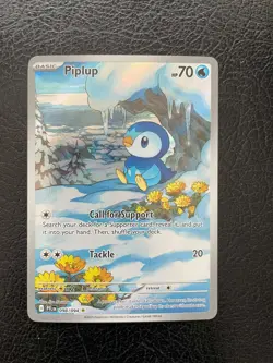 PIPLUP #98/094 POKEMON ME02: PHANTASMAL FLAMES ILLUSTRATION RARE 2025 NM - Image 1