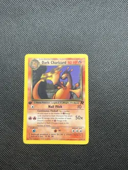Pokemon TCG WOTC Team Rocket 1st Edition Dark Charizard 21/82 Non-Holo. NM - Image 1