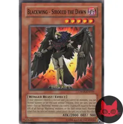 Yugioh Blackwing - Sirocco the Dawn CRMS-EN010 Common NM - Image 1
