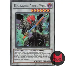 Yugioh Blackwing Armed Wing DP11-EN014 Rare 1st Edition NM - Image 1