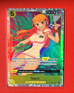 One Piece TCG Nami (SR) OP08-106 Holo Foil NM/M English - Image 1