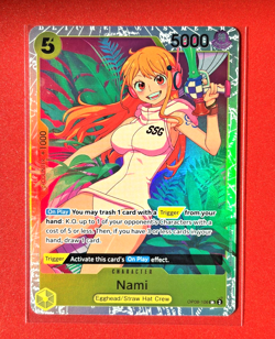 One Piece TCG Nami (SR) OP08-106 Holo Foil NM/M English - Image 2