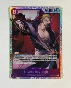 Silvers Rayleigh OP13-066 One Piece CCG Carrying On His Will Foil - Image 1