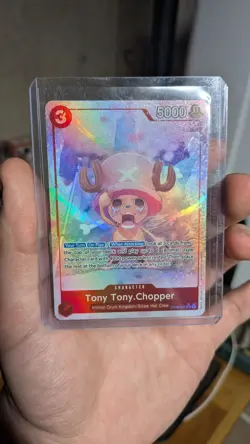 One Piece Tony Tony.Chopper OP08-007 Alt Art SR English Two Legends Foil - Image 1
