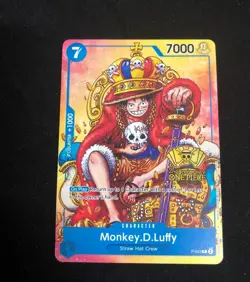 One Piece TCG • Monkey.D.Luffy (P-043) • 2nd Anniversary Promo ENG/NM Tournament- - Image 1