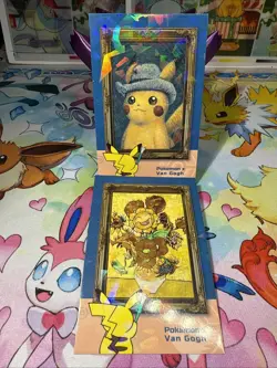 2 Cracked Ice Holo Van Gogh Pikachu And Sunflora Elective Pikachu Card Database - Image 1