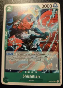 Shishilian OP02-032 Uncommon Paramount War One Piece Card Game - Image 1