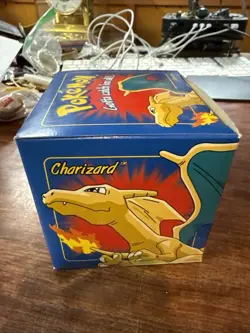 1 Pokemon Burger King 23k Gold Plated Trading Card Charizard Sealed In Blue Box - Image 1