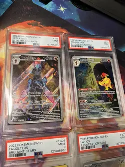 Pokemon Card Lot Of 4 Graded Cards PSA 9 - Image 2