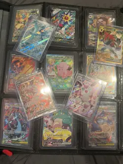 pokemon binder collection worth over 1000 dollars charizard and other big cards - Image 1