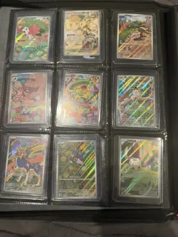 pokemon binder collection worth over 1000 dollars charizard and other big cards - Image 2