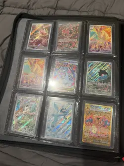pokemon binder collection worth over 1000 dollars charizard and other big cards - Image 4