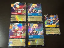 Disney Lorcana Magical Places Stitch Rapunzel Donald Duck EPCOT Promo Cards Set - Image 1