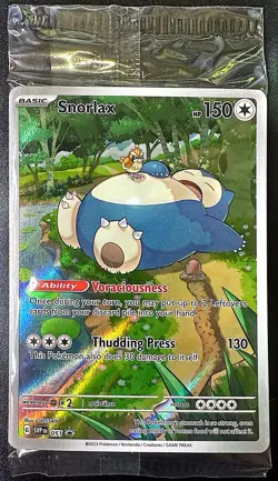 Snorlax 051 Sv: Scarlet & Violet Promo Cards Holo ALL SEALED NM/M - Image 1
