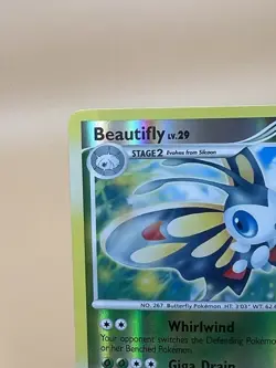 Beautifly 19/130 Reverse Holo Diamond & Pearl Base Pokemon Card - NM - Image 3