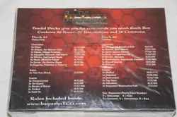 InuYasha TCG 2 Player Starter Feudal Decks 110 Cards NEW FACTORY SEALED 2005 CCG - Image 2