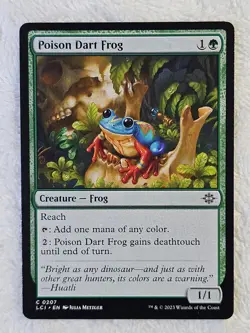 MTG Poison Dart Frog #207 The Lost Caverns of Ixalan Magic Card NM - Image 2