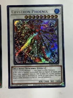YU-GI-OH! Card CRYSTRON PHOENIX RA04-EN058 Secret Rare NEW - Image 2