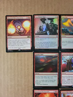 mtg 41 cards ALL foil, mythic or rare red sorcery, enchantment, instant artifact - Image 2