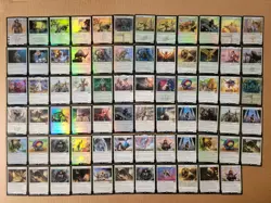 mtg 71 cards ALL foil, mythic or rare, white creatures planeswalker legendary - Image 1