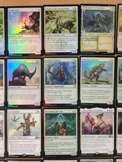 mtg 71 cards ALL foil, mythic or rare, white creatures planeswalker legendary - Image 3