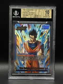 Son Gohan: Adolescence [Alt Art] FB04-026 Dragon Ball Cards BGS 10 Pristine - Image 1