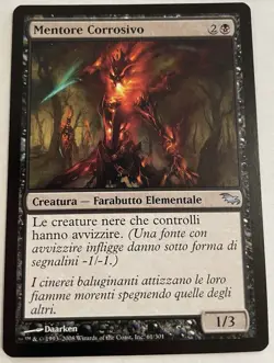 Magic the Gathering Corrosive Mentor FBB Italian MTG We Combine On Shipping - Image 1