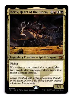 Neriv, Heart of the Storm - 210 TDM: Tarkir: Dragonstorm M Normal NM - Image 1