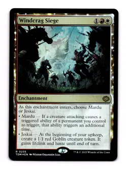 Windcrag Siege - 235 TDM: Tarkir: Dragonstorm R Foil NM - Image 1