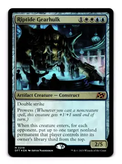 Riptide Gearhulk - 219 DFT: Aetherdrift M Foil NM - Image 1