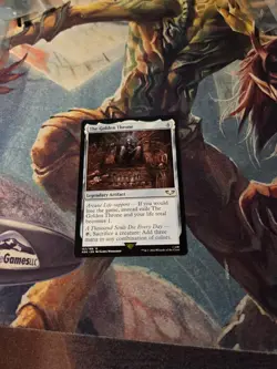 1x The Golden Throne NM English Commander: Universes Beyond: Warhammer 40,000 - Image 1