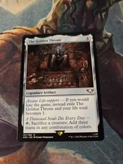 1x The Golden Throne NM English Commander: Universes Beyond: Warhammer 40,000 - Image 2