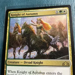 Knight of Autumn Guilds of Ravnica Regular 183/259 Rare LP/NM MTG - Image 3