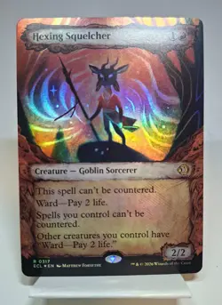 Hexing Squelcher SHOWCASE FOIL Lorywn Eclipsed MTG Magic the Gathering - Image 1