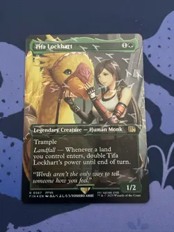 Tifa Lockhart - Chocobo Track Foil Borderless Final Fantasy MTG - Image 1