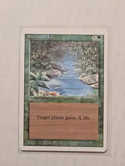 Stream of Life - Revised Edition - LP - Common - Sorcery - MTG - Image 1