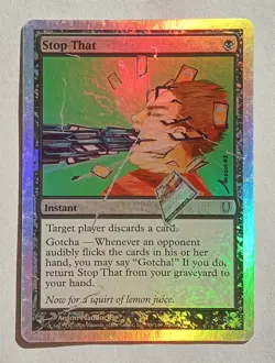 Magic MTG - Stop That (Foil) - Unhinged - LP - Image 1