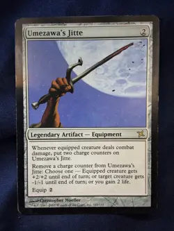 Umezawa’s Jitte Betrayers of Kamigawa MP/HP MTG - Image 1