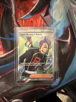 Pokemon TCG Trainer Team Rockets Petrel 226/182 Destined Rivals NM - Image 1