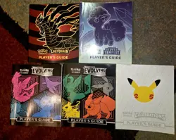 5 LOT ETB Players Guide Book Elite Trainer Books Pokemon FREE SHIPPING - Image 1