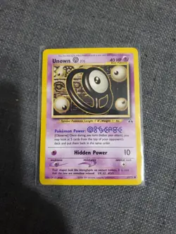 Unown [O] - 2001 Pokemon Neo Discovery Set - #69/75 - Image 1