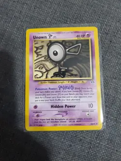 UNOWN F - Neo Discovery Set - 48/75 - Uncommon - Pokemon Card - Unlimited - NM - Image 1