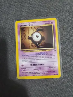 Unown E - 67/75 - Common - Neo Discovery Pokemon - LP Wotc - Image 1