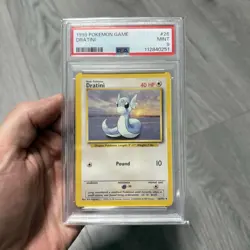 Pokemon 1999 Game Base Set Dratini #26 PSA 26 - Image 1